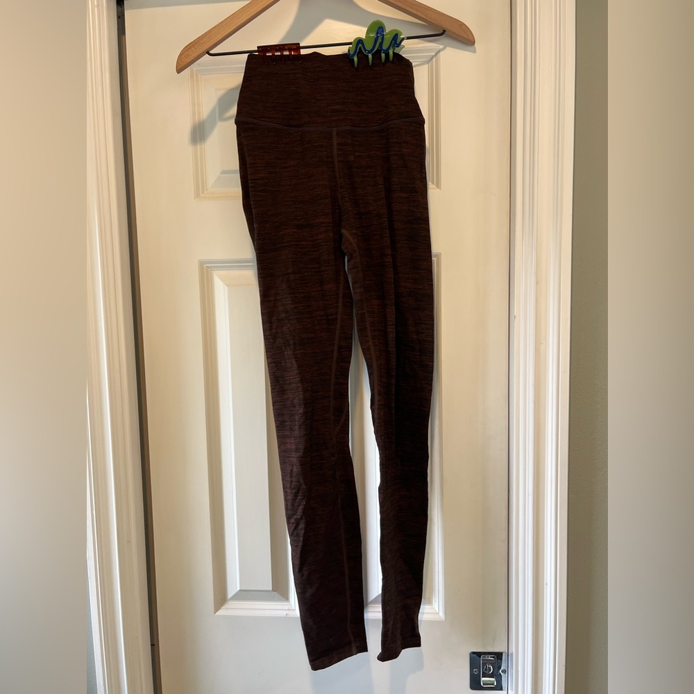 Espresso Marl Scrunch Leggings